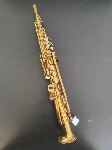 Sax Soprano Sib Eagle Laqueado Usado R$ 3.200,00 em até 12x Sem juros no Cartão