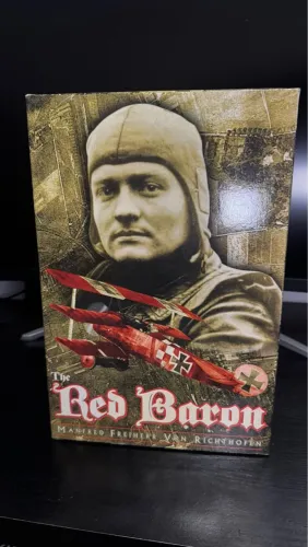 boneco red baron manfred von richthofen blitzkrieg toyz 1:6 raro, não existe no brasil