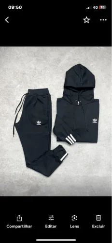 Conjunto adidas moletom