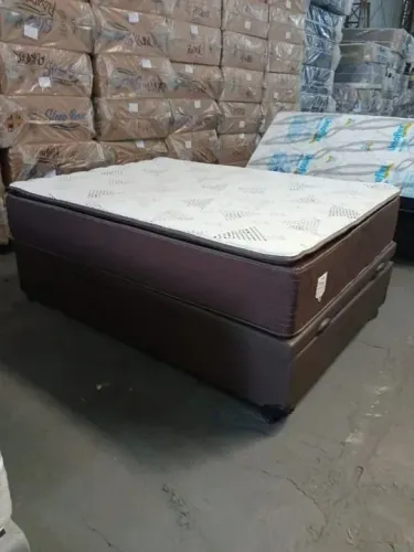 Box Baú + Colchão Premium Ravena