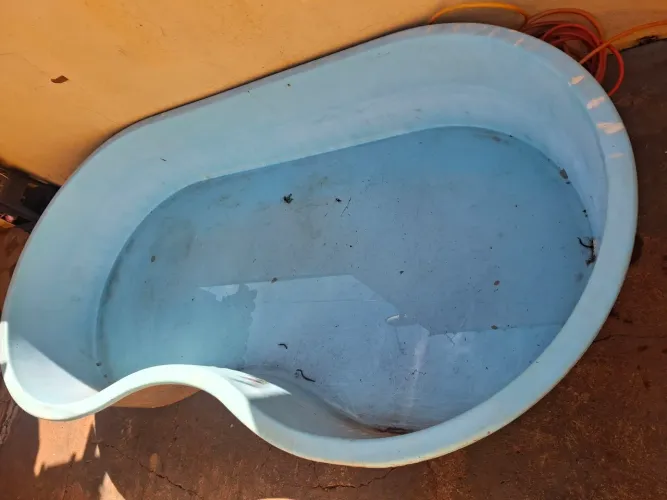 Piscina azul feijão 3 mil litros