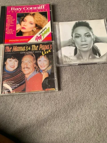 CDs 3 unid R Conniff, Beyonce e The Mama?s and The Papas