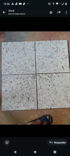 33M de Piso Granito 40x40 R$ 80,00 por Metro