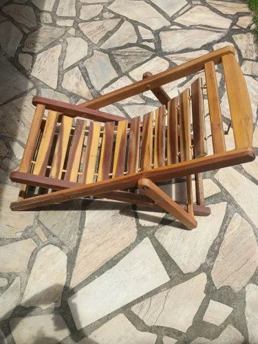 Espreguiçadeira de madeira 3 posições