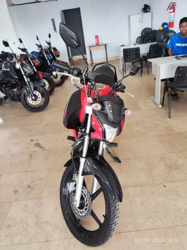 YAMAHA FACTOR 150 VERMELHA 2025 0 KM SHALON MOTOS