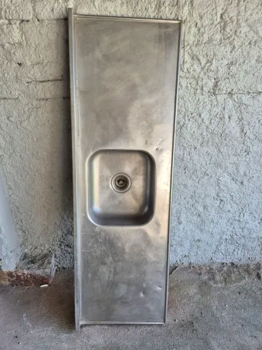 Pia de inox antigo