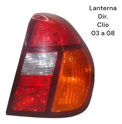 Lanterna Traseira Direita Clio Sedan 2000 A 2003