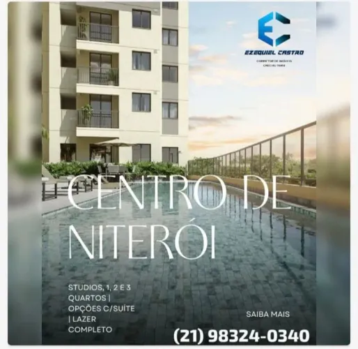 Apê 2 quartos, um dos maiores empreendimentos de Niterói