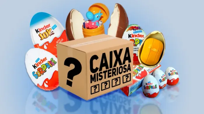 Caixa Misteriosa - Brinquedos Kinder Ovo