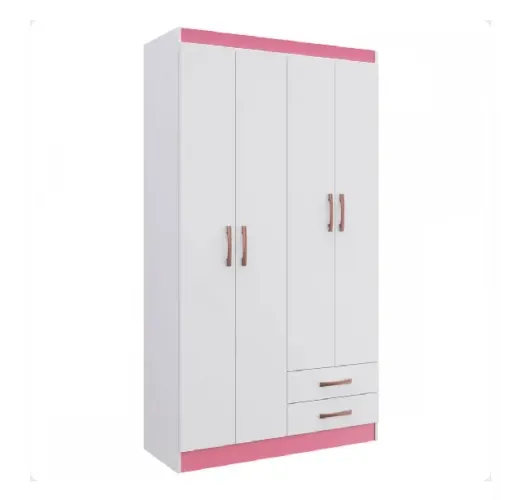 Guarda Roupa Solteiro Rosa