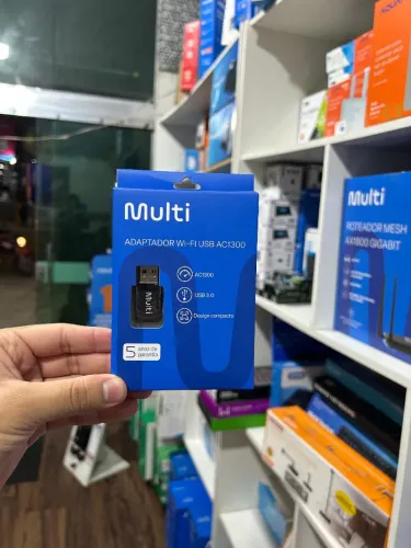 Adaptador Wi-Fi USB AC1300 Multi