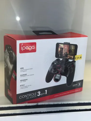 CONTROLE GAME PAD 3 EM 1 SEM FIO