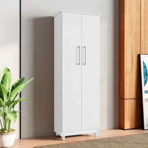!!! FRETE GRATIS !!! Armário Multiuso Nina Branco Larg. 0.53m - Rud Rack