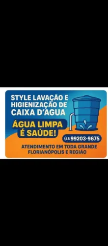 Lavação e Higienização de caixa d'água