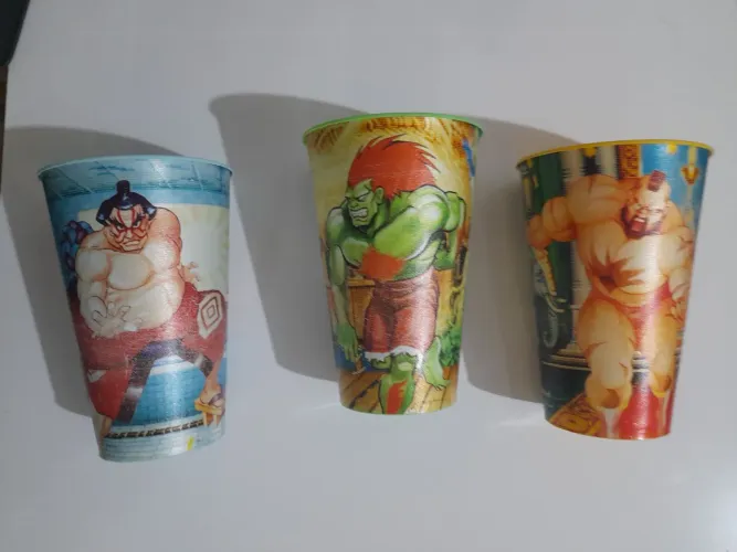 Copos Colecionáveis Street Fighter Habib's