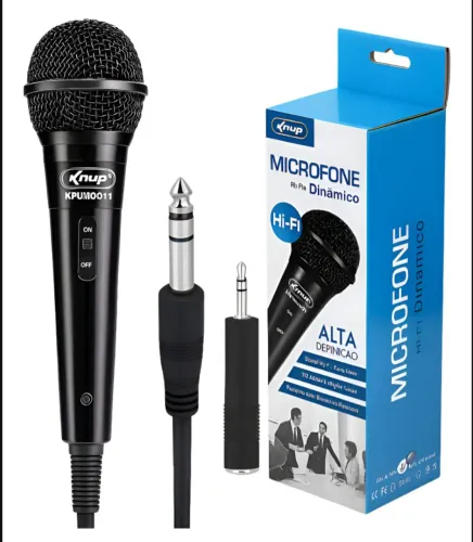 Microfone com fio