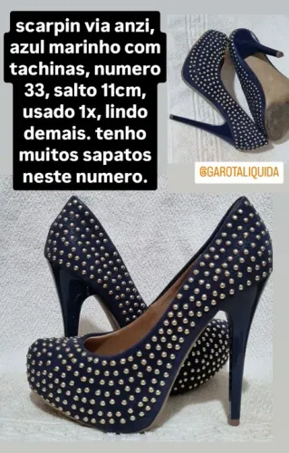 Scarpin Sapatos 33 e 34