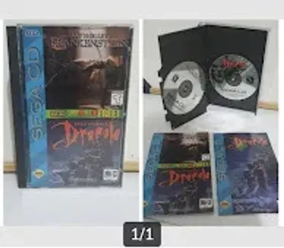 Jogo DE SEGA CD - FRANKENSTEIN / DRACULA / TOMCAT ALLEY / SEWER SHARK