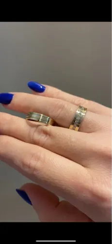 Par Alianças Moeda Antiga Disponível Pronta Entrega