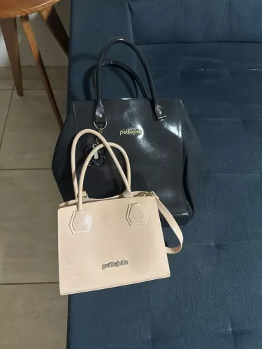 Duas bolsas Petite Jolie - Preta e Bege