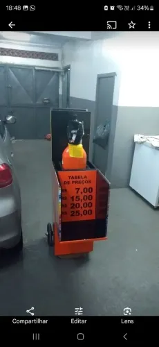 Cilindro de gás hélio 