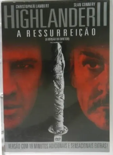 DVD HIGHLANDER II - A Ressurreição (Versão estendida)