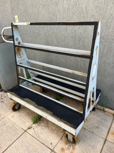 Carrinho Cavalete Porta-Vidros / Chapas / Pára-brisa Reforçado