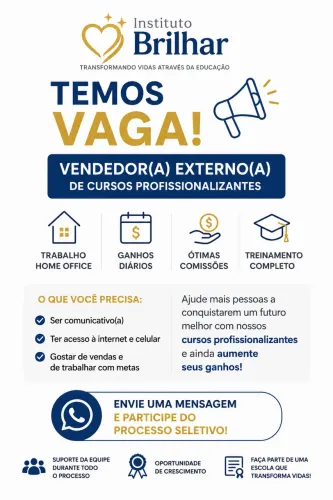 Vaga vendedor externo freelancer