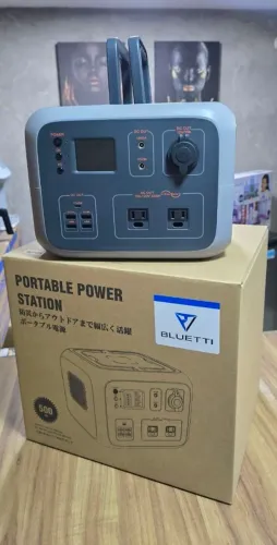 Estação de energia portátil BLUETTI ac50s 300w 500wh, gerador solar 120v<br>