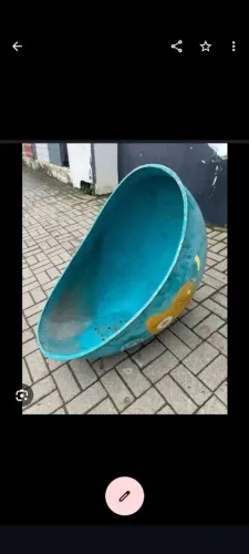 Orelhão fibra para cenário artes exposição gravações 