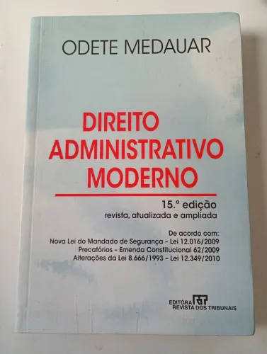Livro Direito ADM Moderno Odete Medauar