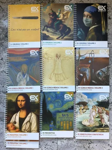 Kit Apostilas Medcof 2026 Completo - 10 volumes (NOVO/Sem Uso)