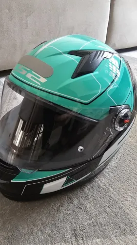 Capacete LS2 Ultra Ff358 Brilhante AdultoTamanho 56 NOVO na Caixa