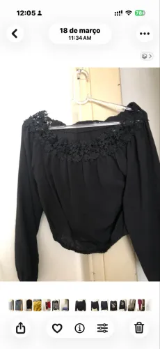 Blusa preta 
