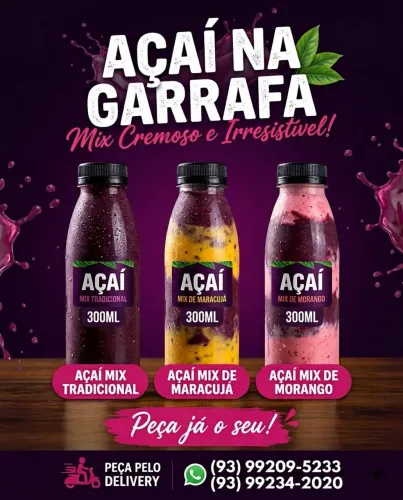 AÇAI NA GARRAFA