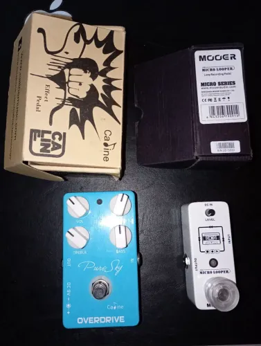 2 pedais de guitarra novos