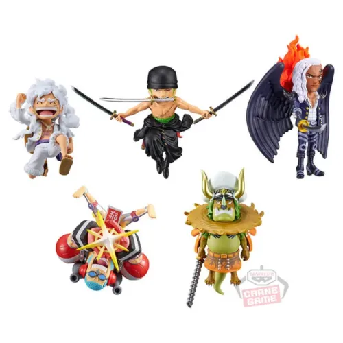 Action Figure One Piece Set 5 Pçs Wcf Onigashima Vol.11 Bandai
