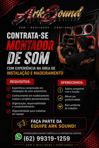 Contrata-se montador de som 