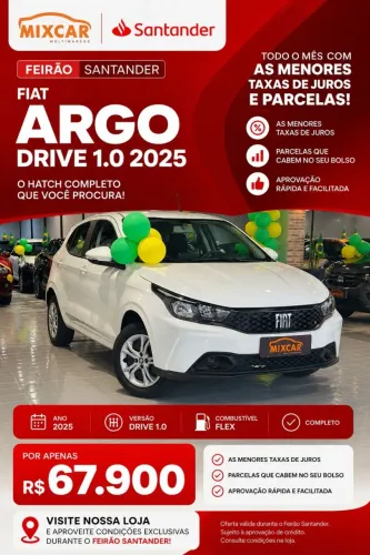 Fiat Argo Drive 1.0 Firefly 2025