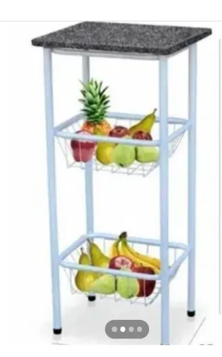 Fruteira com pedra de mármore 