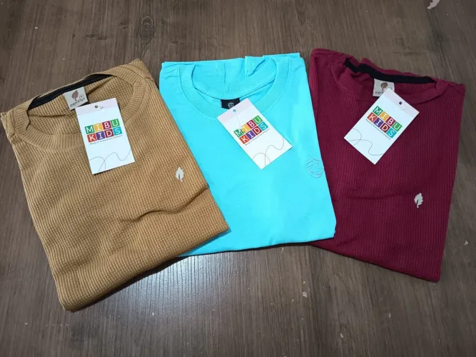Kit Camisas Masculinas Infantil (6 anos)