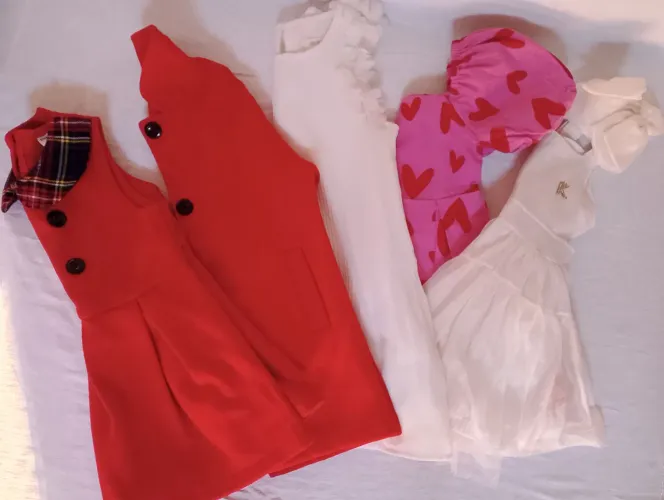 Lote de vestidos infantil 