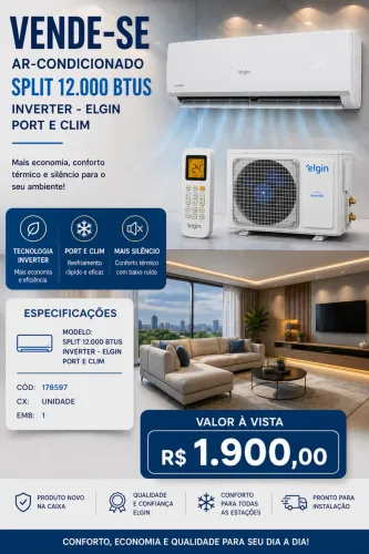 Ar-condicionado inverter Wi-Fi