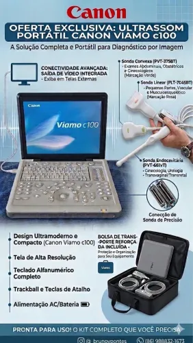 Ultrassonografia Canon Viamo C100