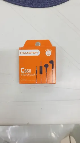 Foninho de ouvido com fio H'Maston novo na caixa 