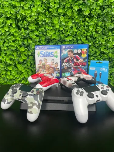? PLAYSTATION 4 SLIM 500GB ? KIT COMPLETO! ?