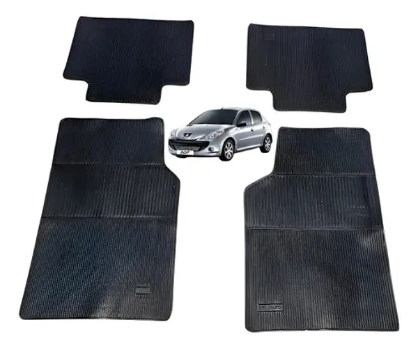 Jogo De Tapete Borracha Peugeot 207 Hatch 2011 1.4 (usado) Preto