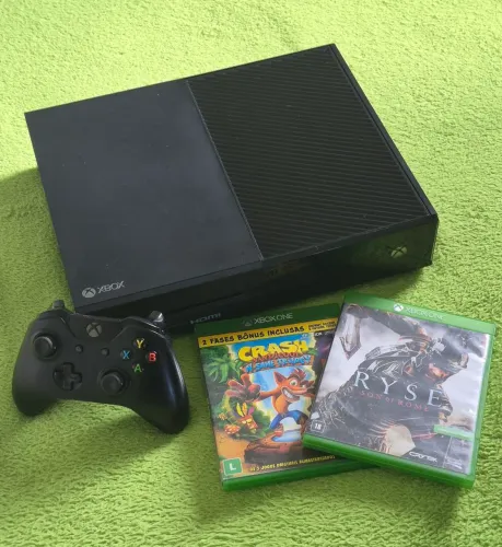 Xbox one FAT + 2 Jogos | Aceito OLX PAY