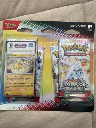 Blister Pokémon evoluções prismáticas
