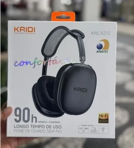 Headphone Kaidi Bluetooth 90h de Música